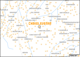 map of Chak Eleven MR