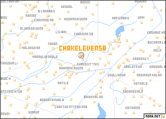 map of Chak Eleven SB
