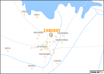 map of Chākerī