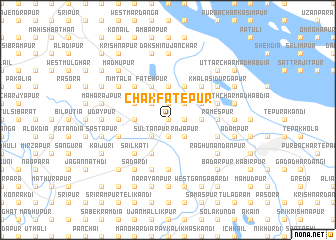 map of Chak Fatepur