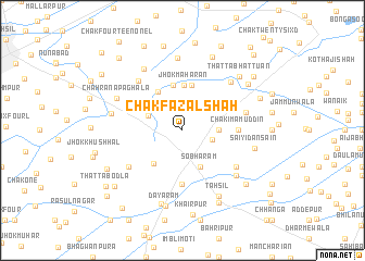 map of Chak Fazal Shāh