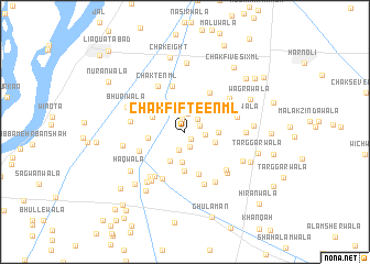 map of Chak Fifteen ML