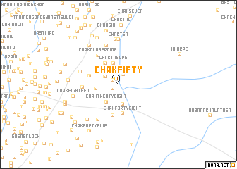 map of Chak Fifty