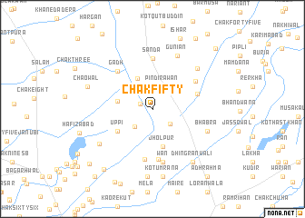 map of Chak Fifty