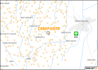 map of Chak Five NP