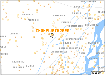 map of Chak Five-Three R