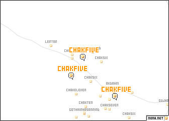 map of Chak Five