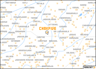 map of Chak Five