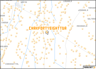 map of Chak Forty-eight TDA