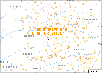 map of Chak Forty-five M