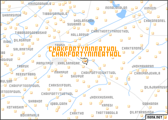 map of Chak Forty-nine A Two L