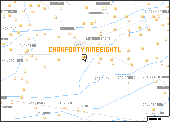 map of Chak Forty-nine-Eight L