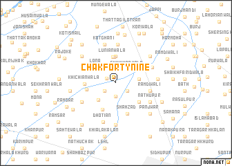 map of Chak Forty-nine