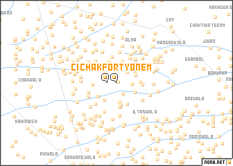 map of Chak Forty-one M