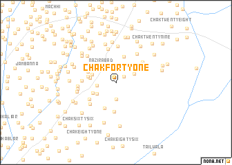 map of Chak Forty-one