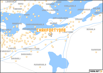 map of Chak Forty-one