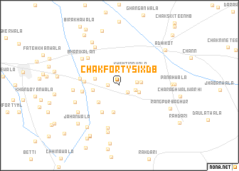 map of Chak Forty-six DB