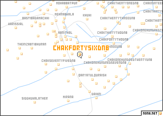 map of Chak Forty-six D N B
