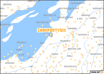 map of Chak Forty-six