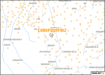 map of Chak Four Faiz