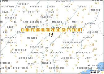 map of Chak Four Hundred Eighty-eight