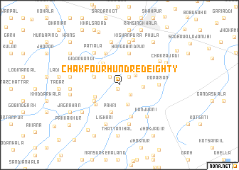 map of Chak Four Hundred Eighty