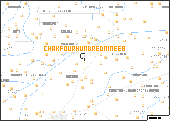 map of Chak Four Hundred Nine EB