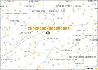 map of Chak Four Hundred One