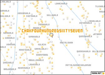 map of Chak Four Hundred Sixty-seven