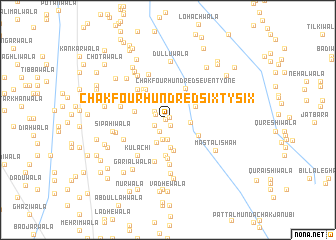 map of Chak Four Hundred Sixty-six