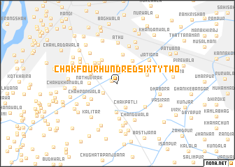 map of Chak Four Hundred Sixty-two