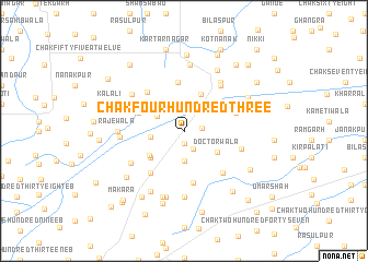 map of Chak Four Hundred Three