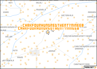 map of Chak Four Hundred Twenty-nine EB