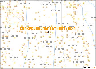 map of Chak Four Hundred Twenty-six A