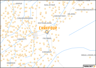 map of Chak Four