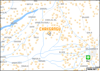 map of Chak Gangu