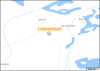 map of Chakhānsūr