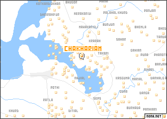 map of Chak Hariām