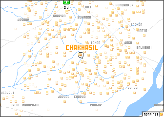 map of Chak Hāsil