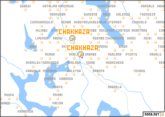map of Chakhaza