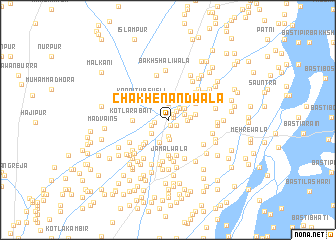 map of Chakhe Nandwāla