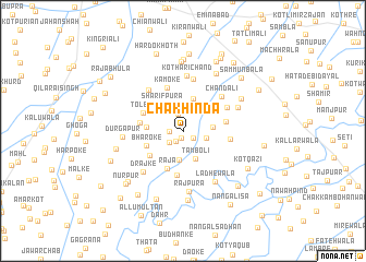 map of Chak Hinda