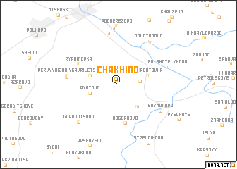 map of Chakhino