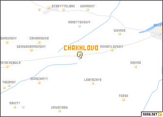 map of Chakhlovo
