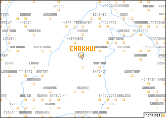 map of Chà Khui