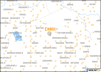 map of Chaki