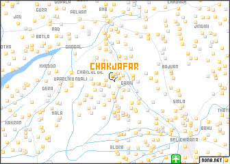 map of Chak Jāfar