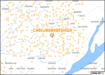 map of Chak Jawāharsingh