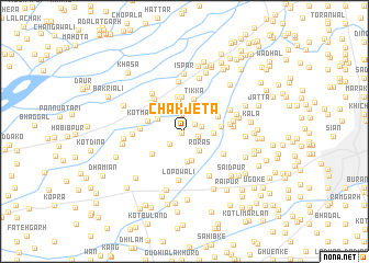 map of Chak Jeta