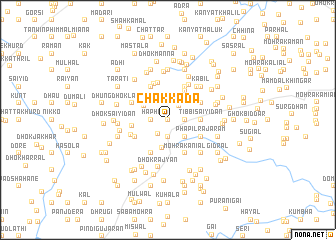 map of Chak Kāda